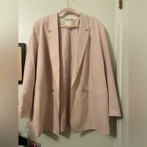 Blush Pink Blazer, XL